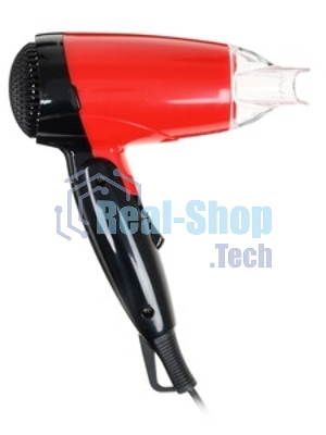 Фен Centek CT-2230 RBL красный/черный, 1200 Вт, компактный