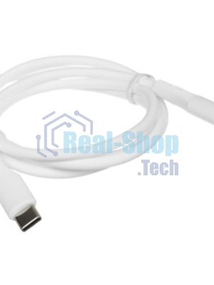 Кабель USB2.0 Cablexpert CC-USB2S-CMCM-1M-W Type-C/Type-C, 3А, 65Вт, PD/QC3.0, силиконовый, 24AWG, медь, 1м, белый, пакет