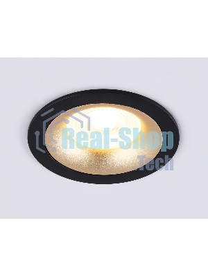 Светильник встраиваемый Ambrella light TN102725 BK/GD черный/золото GU5.3 92*92*23