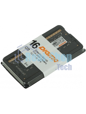 Оперативная память Digma DDR4 16GB 3200MHz DGMAS43200016S RTL PC4-25600 CL22 SO-DIMM 260-pin 1.2В single rank