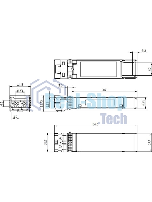 Трансивер Cisco Dual Rate 10/25GbASE-CSR SFP Module