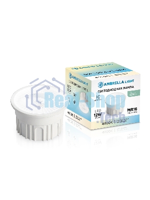 Лампа светодиодная 212302 LED MR16-PR 12W IC 4000K 220-240V 38°