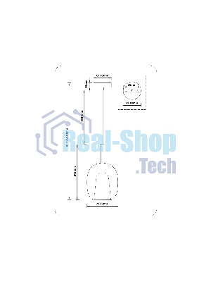 Подвесной светильник Ambrella light LH11125 BK/WH/TI черный/белый/янтарь E27 max 60W D175*310