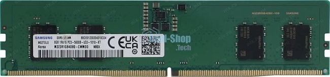 Оперативная память Samsung, DDR5, 8Gb (1x8 Gb), 5600 MHz, CL40, DIMM