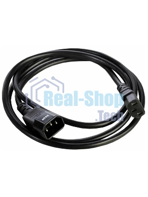 Шнур питания NTSS NTSS-PC13141 C13-С14 проводник.:3x0.75мм2 1м 220В 10А черный