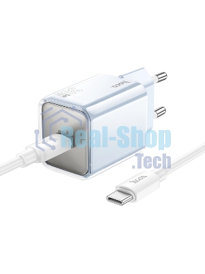 Сетевое зарядное устройство Hoco N47 Glorious 30W 3A (PD) белый PD30W