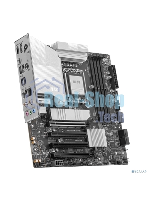 Материнская плата MSI PRO B860M-A WIFI, LGA 1851, Intel B860, 4xDDR5, 4xSATA, 3xM.2, 1xPCIe 5.0 x16, 1xPCIe 4.0 x16, 1xPCIe 4.0 x16, 1xHDMI, 1xDP, 1xUSB-C, 1x 5Gb LAN, 4xUSB-A 3.2 Gen 2, 2xUSB-A 2.0, 7.1, 1x3.5 мм, 1xUSB 3.2 Gen 2 Type-C, Wi-Fi 6, mATX
