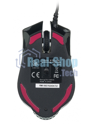 Мышь проводная A4Tech Bloody Q51 черный, 3200 dpi, USB, кнопки - 8