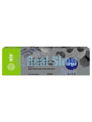 Картридж струйный Cactus CS-EPT05A100 (T05A1) черный (440 мл) для Epson WorkForce Pro WF-C878/C879