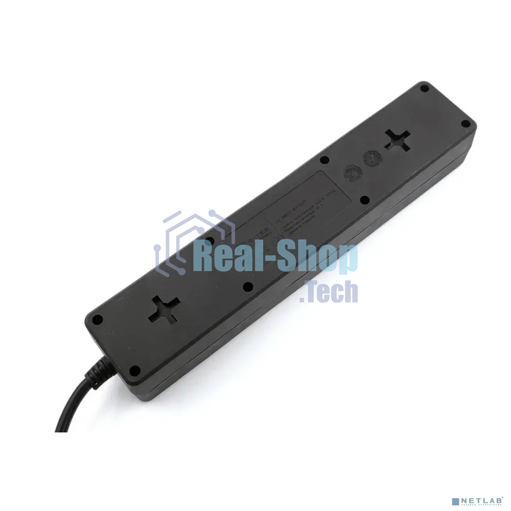Сетевой фильтр 5bites GARDA SP5B-510 5S / 3*0.75MM2 / 1M / BLACK