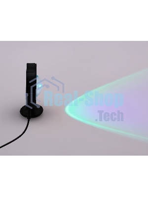 Атмосферная светодиодная настольная лампа Ambrella light DE8383 BK черный LED RGB 3W (ПДУ RGB)