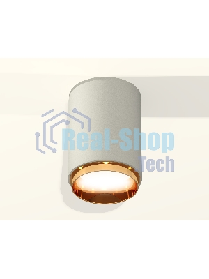 Светильник Ambrella Light XS6314024 SGR/PYG серый песок/золото желтое полированное MR16 GU5.3 (C6314, N6124)