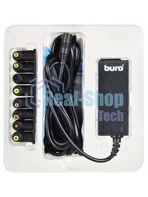 Блок питания Buro автоматический 40W 9.5V-20V 8-connectors от бытовой электросети LED индикатор
