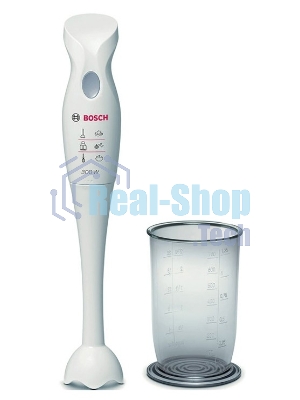 Блендер погружной Bosch MSM 6B150 белый, 300 Вт, 1 скорость, турбо