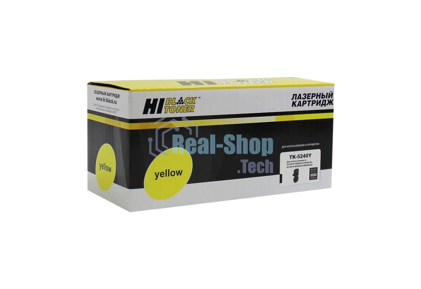 Картридж лазерный Hi-Black (HB-TK-5240Y) для Kyocera P5026cdn/M5526cdn, Y, 3K