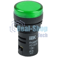 Арматура светосигнальная AD-22DS 24В AC/DC зел. IEK BLS10-ADDS-024-K06