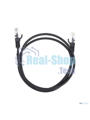 Патч-корд U/UTP Rexant cat.5e, RJ45-RJ45, 26AWG, ZH нг(А)-HF, черный, 1 м