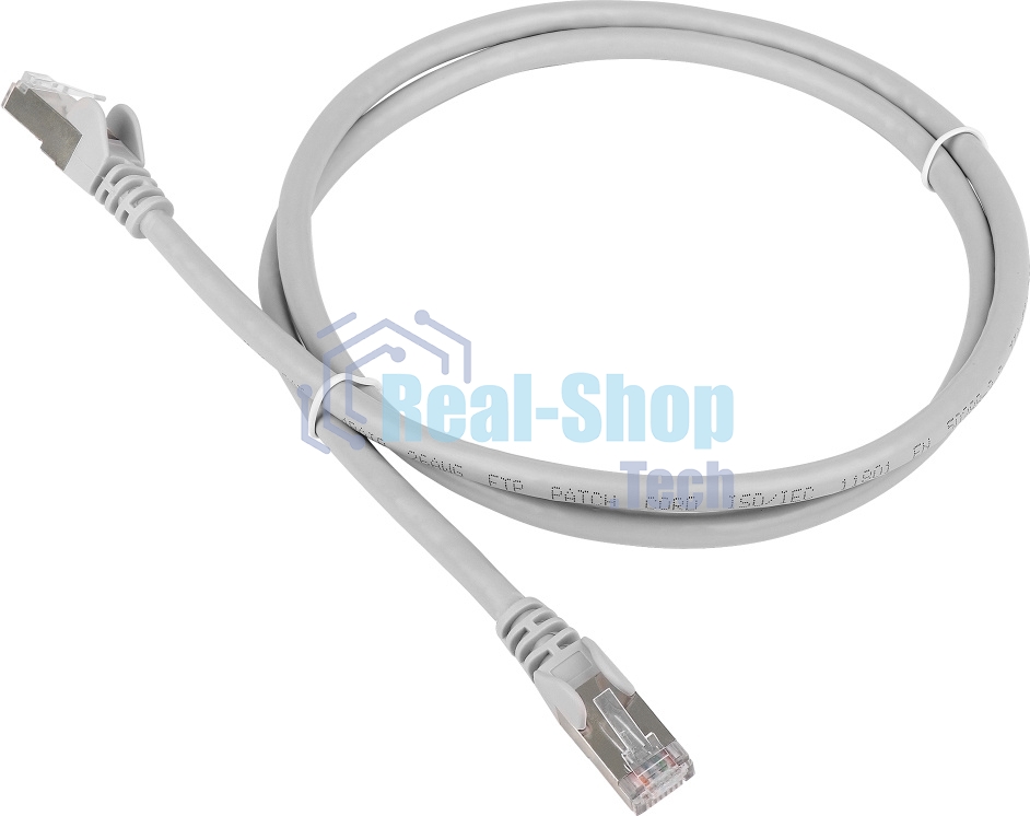 Кабель Patch cord Lanmaster TWT-45-45-1.5/S-GY 10 PCS 1.5м FTP Cat 5e серый