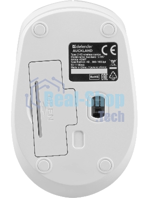 Комплект клавиатура+мышь Defender Auckland C-987 беспроводной, USB, 1600 DPI, белый