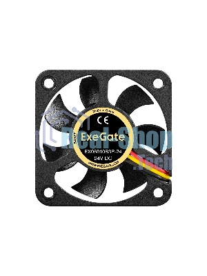 Вентилятор для корпуса ExeGate EX05010B3P-24 черный, 50 мм, 7000 об/мин, 42.6 дБ, 3 pin