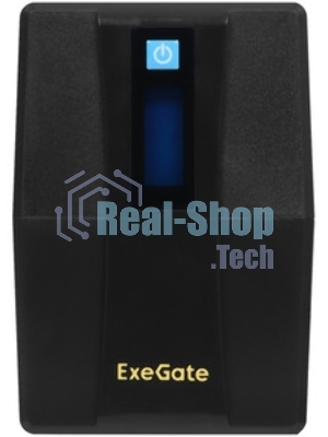 Источник бесперебойного питания ExeGate Smart LB-500.LCD.AVR.4C13 (500VA/300W, LCD, AVR, 4*C13, батарея 12V 4.5Ah, Black)