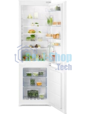 Встраиваемый холодильник Electrolux ENT6NE18S белый, 2-хкамерн., 195/62 л., морозилка снизу, No Frost