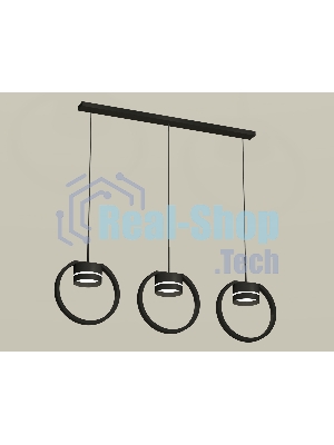Светильник Ambrella light XB9107152/3 SBK/FR черный песок/белый матовый GX53 (C9107, N8462)