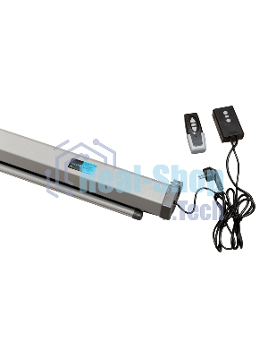 Экран Sakura 183x183см Motoscreen 1:1 настенно-потолочный (моторизованный) 102' Matt White (MW) серый корпус