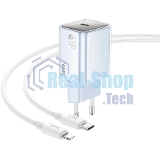 Сетевое зарядное устройство Hoco N47 Glorious 30W 3A (PD) белый PD30W
