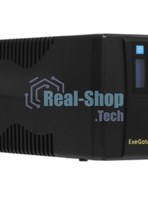 Источник бесперебойного питания ExeGate Smart LB-500.LCD.AVR.4C13 (500VA/300W, LCD, AVR, 4*C13, батарея 12V 4.5Ah, Black)