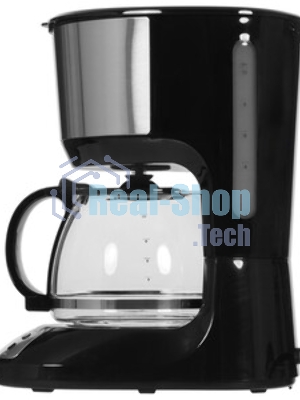 Кофеварка капельная Blackton Bt CM1116 черный/серебристый, исп. кофе - молотый, 1.25 л, 750 Вт.