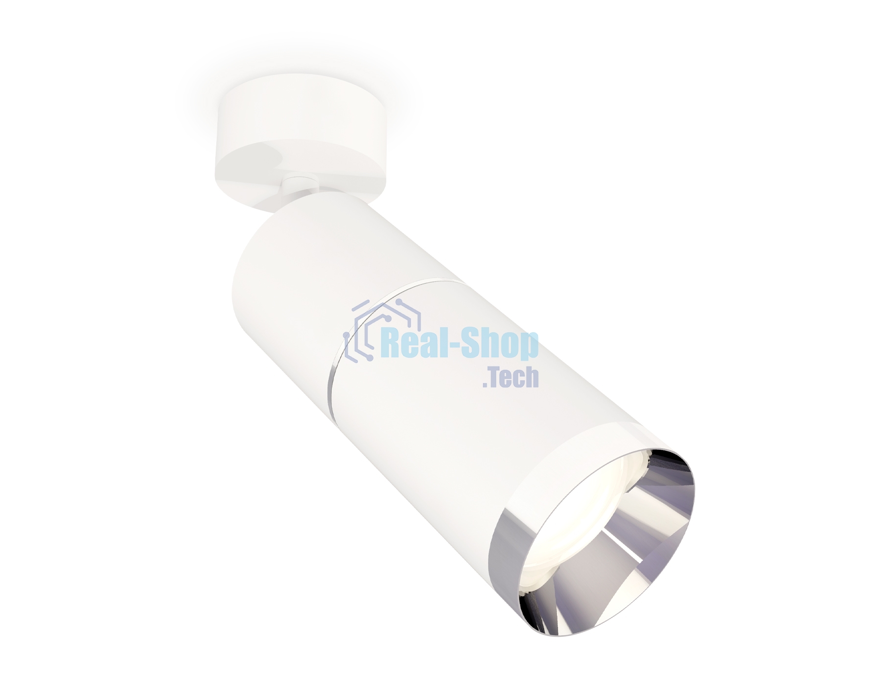 Комплект поворотного светильника Ambrella light XM6312010 SWH/PSL белый песок/серебро полированное MR16 GU5.3 (A2202, C6301, A2060, C6312, N6132)
