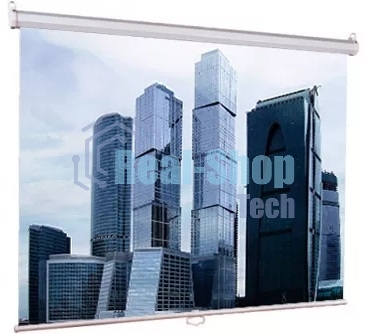 Настенный экран Lumien Eco Picture 153х203см (рабочая область 147х197 см) Matte White восьмигранный корпус, возможность потолочн./настенного крепления, уровень в комплекте, 4:3 (треугольная упаковка)