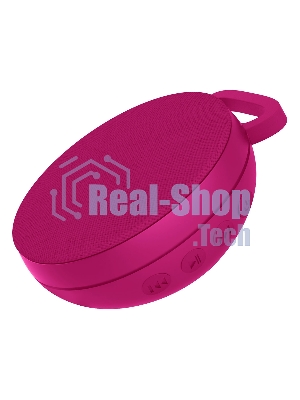 Колонка порт. SunWind SW-PS103 R розовый 3W 1.0 BT/3.5Jack 10м 400mAh