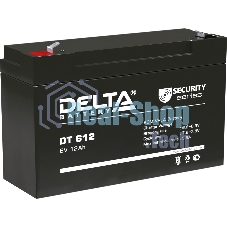 Аккумуляторная батарея Delta series DT, DT 612, voltage 6V, capacity 12Ah (discharge 20 hours)