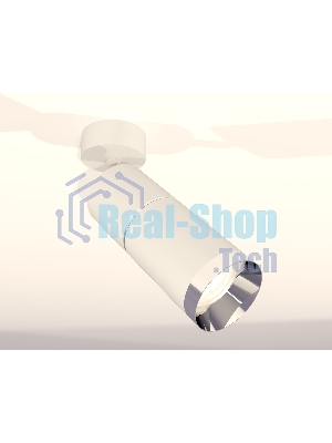 Комплект поворотного светильника Ambrella light XM6312010 SWH/PSL белый песок/серебро полированное MR16 GU5.3 (A2202, C6301, A2060, C6312, N6132)