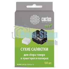 Салфетки Cactus CS-P2003E для принтеров и копиров 100 шт сухих