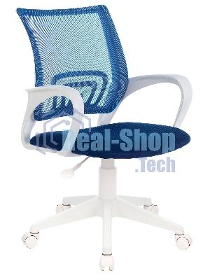 Кресло Бюрократ CH-W695NLT TW-05N TW-10N темно-синий, сетка/ткань, 120 кг, механизм качания
