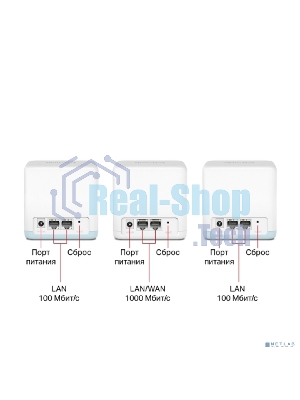 Домашняя Mesh-система Wi-Fi Mercusys Halo H32G(3-pack)