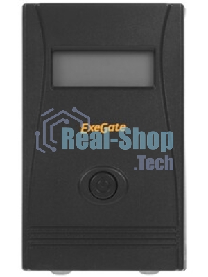 Источник бесперебойного питания ExeGate Smart LB-650.LCD.AVR.4C13 (650VA/390W, LCD, AVR, 4*C13, батарея 12V 7Ah, черный)