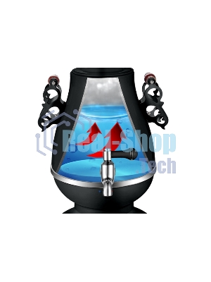 Самовар Centek CT-0091 B (черн+рисунок), 4.0л, 2300 Вт, поддерж.t + LED индикатор, керам заварник