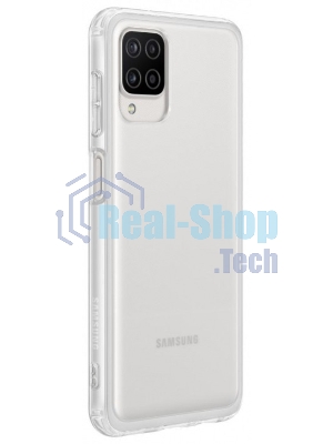 Чехол (клип-кейс) Samsung для Samsung Galaxy A12 Soft Clear Cover прозрачный (EF-QA125TTEGRU)