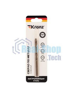 Сверло по металлу Kranz 4,5 мм 