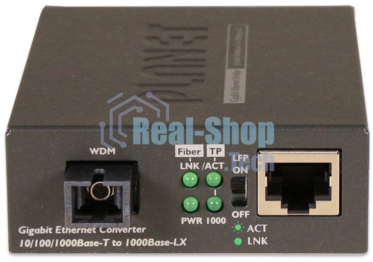 GT-806B60 Медиаконвертер 10/100/1000Base-T to WDM Bi-directional Fiber Converter - 1550nm - 60KM