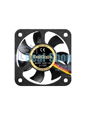 Вентилятор для корпуса ExeGate EX05010S3P-24 черный, 50 мм, 7200 об/мин, 39 дБ, 3 pin
