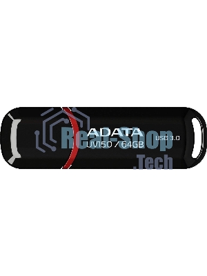 Флешка USB ADATA UV150 (AUV150-64G-RBK), 64Gb, USB 3.0, R/W 100/40, черный