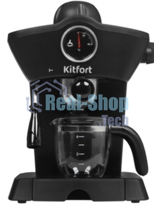 Кофеварка рожковая Kitfort КТ-706 черный, исп. кофе - молотый, 0,25 л, 800 Вт, 3,5 бар
