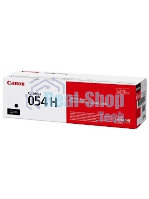 Картридж лазерный Canon 054H BK черный, увеличенной емкости для Canon i-Sensys LBP621Cw, Canon i-Sensys LBP621, Canon i-Sensys LBP623Cdw, Canon i-Sensys LBP623, Canon i-Sensys MF641Cw, Canon i-Sensys MF641, Canon i-Sensys MF643Cdw, Canon i-Sensys MF643, Canon i-Sensys MF645Cx, Canon i-Sensys MF645 3100 стр