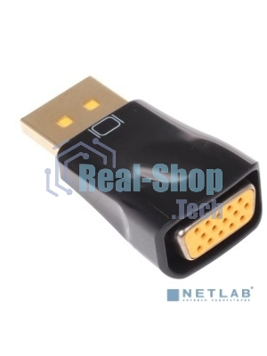 Переходник DisplayPort - VGA Cablexpert A-DPM-VGAF-01, 20M/15F, пакет