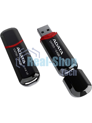 Флешка USB ADATA UV150 (AUV150-64G-RBK), 64Gb, USB 3.0, R/W 100/40, черный